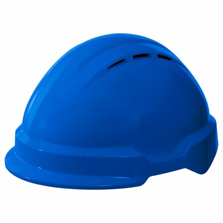 DELTA PLUS AMER CLIMBING T1 WIND Hard Hat, Vented, Blue WEL21106BL